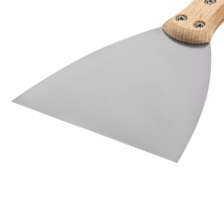 Шпательная лопатка из нержавеющей стали Matrix, 120 мм, буковая рукоятка, EFP 85618 купить в Ижевске