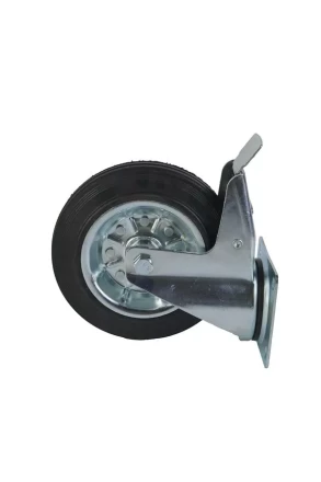 Колесо поворотное усиленное резина SRCB 80 200 мм с тормозом 1027198 купить в Ижевске