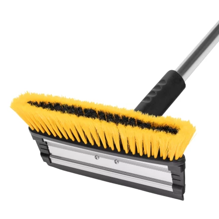 Щетка-сметка для снега со скребком Denzel, телескоп, поворотная голова, водосгон, 900-1200 мм 55308 купить в Ижевске