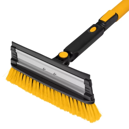 Щетка-сметка для снега со скребком Denzel, телескоп, поворотная голова, водосгон, 900-1200 мм 55308 купить в Ижевске