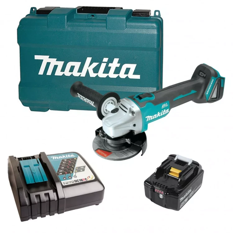 Аккумуляторная углошлифовальная машина Makita DGA504RT (1* АКБ 5Ач, ЗУ) купить в Ижевске