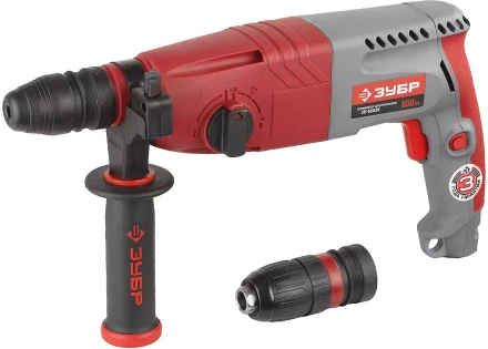 Перфоратор ЗУБР, SDS-plus, БЗП , 650 Вт, кейс ЗП-650ЭК купить в Ижевске