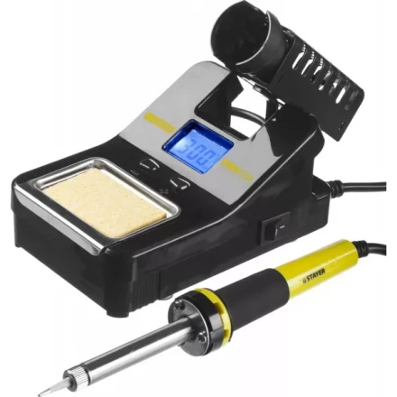 Паяльная станция STAYER &quot;PROFI&quot; цифровая с ЖК дисплеем, диапазон 160-520°C, шаг 10°C, 48Вт 55370 купить в Ижевске