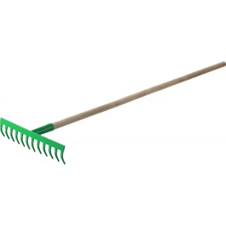 Грабли РОСТОК садовые с черенком, 12 прямых зубцов 421901-12 купить в Ижевске