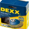 DEXX. Щетка коническая для УШМ, витая стальная латунированная проволока 0,3мм, 100ммхМ14 35105-100 купить в Ижевске