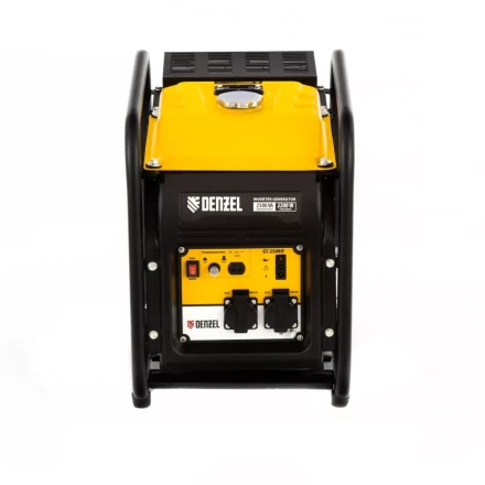 Генератор инверторный GT-2500iF, 2.5 кВт, 230 В, бак 5 л, открытый корпус, ручной старт Denzel 94704 купить в Ижевске