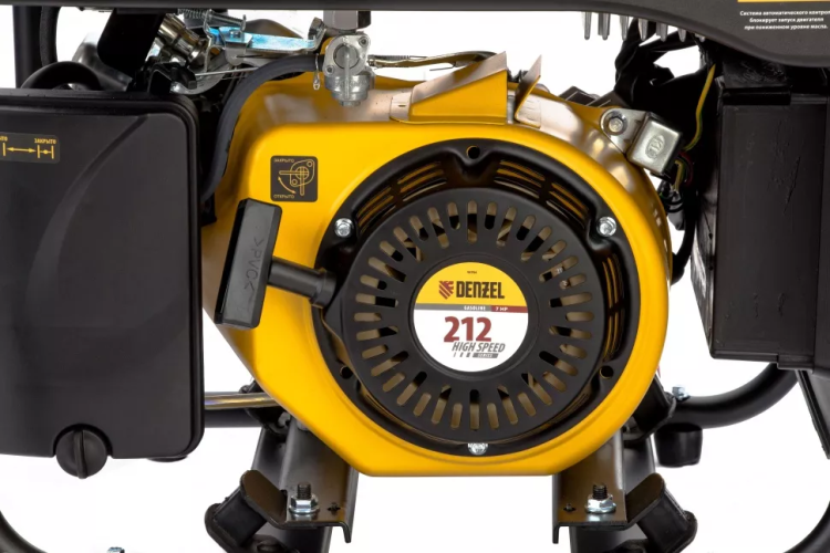 Генератор инверторный GT-2500iF, 2.5 кВт, 230 В, бак 5 л, открытый корпус, ручной старт Denzel 94704 купить в Ижевске