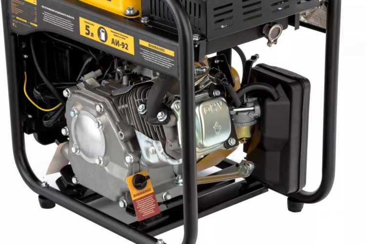 Генератор инверторный GT-2500iF, 2.5 кВт, 230 В, бак 5 л, открытый корпус, ручной старт Denzel 94704 купить в Ижевске