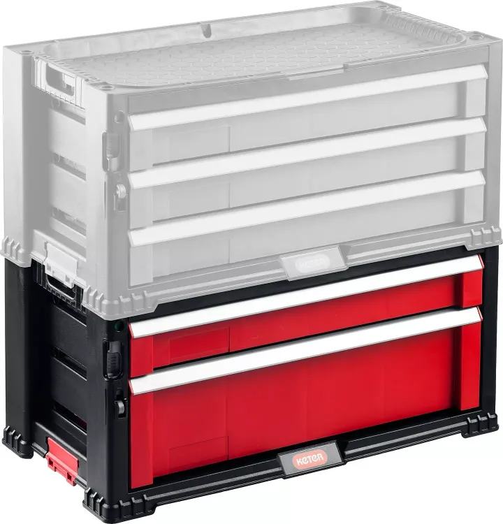 Ящик с 2 выдвижными полками "DRAWER-2", 22" KETER 38382-2 купить в Ижевске