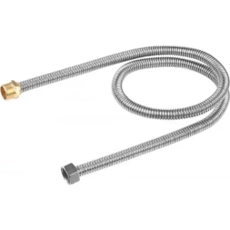 Подводка ЗУБР "ЭКСПЕРТ" сильфонная из нержавеющей стали, для воды, г/ш (гайка-штуцер), 1/2", 1,0м 51011-G/S-100