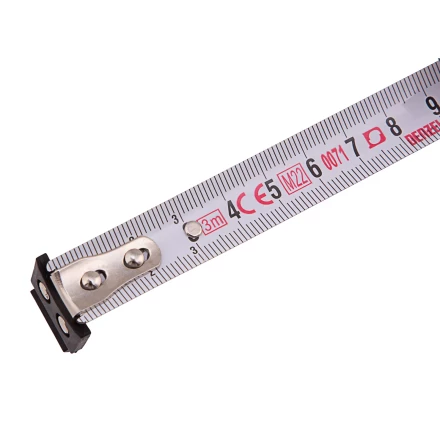 Рулетка Denzel 3м х 16мм, двухкомп. корпус, магнитный обрезиненный зацеп, 31530 купить в Ижевске