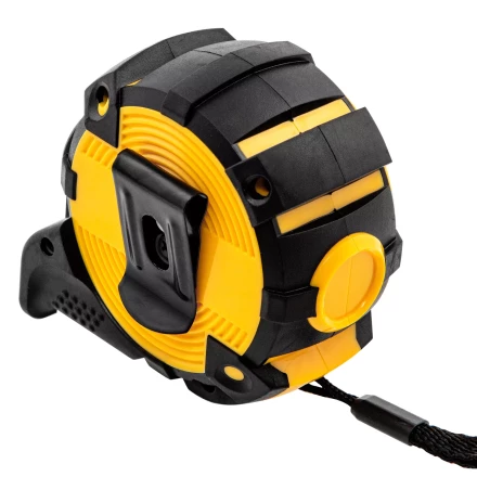 Рулетка Denzel 5м х 25мм, автоматич. фиксац., нейлон. покрытие, магнит. зацеп, двухстор. разметка 31522 купить в Ижевске