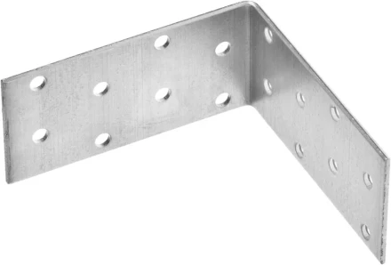 Крепежный угол ЗУБР &quot;МАСТЕР&quot; равносторонний, 40х80х80мм, 20шт 310205-040-080 купить в Ижевске