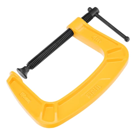 Струбцина G-образная Denzel, усиленная, 100 мм, 20643 купить в Ижевске