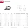 Рым-болт ЗУБР "ПРОФЕССИОНАЛ" DIN 580, оцинкованный, М12, 10 шт 4-304315-12 купить в Ижевске