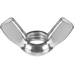 Гайка DIN 315 барашковая, M8, 4 шт, оцинкованная, ЗУБР 303736-08