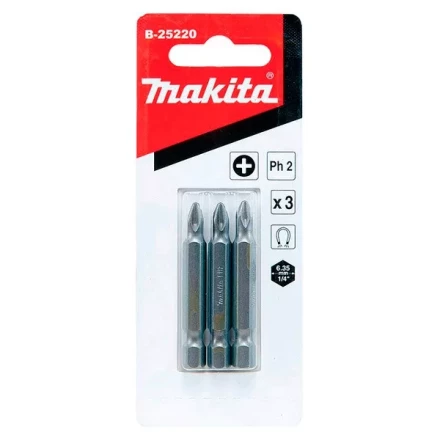 Биты Makita PH2 50мм 3шт (B-25220) купить в Ижевске