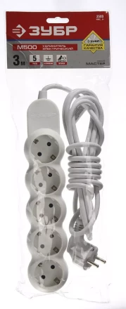 Удлинители электрические М500 5 гнезд серия МАСТЕР купить в Ижевске