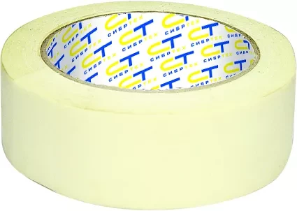 Лента малярная 17 мм х 25 м на бумажной основе  СИБРТЕХ 88837 купить в Ижевске