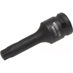 Торцовая головка KRAFTOOL "INDUSTRIE QUALITAT" ударная (1/2"), TORX, Cr-Mo, фосфатированная, T55 27952-55_z01