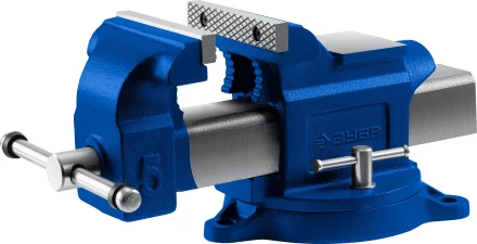 Тиски ЗУБР "ЭКСПЕРТ" индустриальные поворотные, 125мм 32703-125 купить в Ижевске