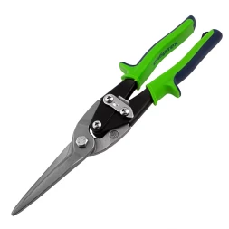 Ножницы по металлу Сибртех 78339, удлиненные, 285 мм, пряморежущие, двухкомпонентные обрезиненные рукоятки