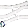 Сифон ЗУБР "МАСТЕР" гофрированный для моек и раковин с пластмассовым выпуском, 1,5м 51881-15 купить в Ижевске
