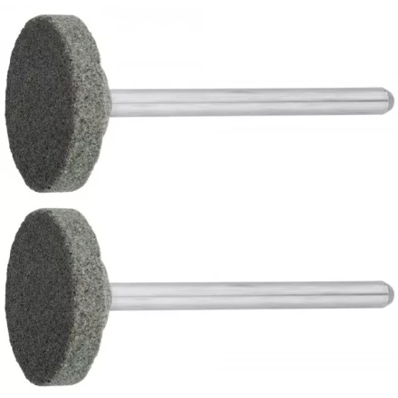 Круг ЗУБР абразивный шлифовальный из карбида кремния на шпильке, P 120, d 20x3,2мм, L 45мм, 2шт 35916 купить в Ижевске