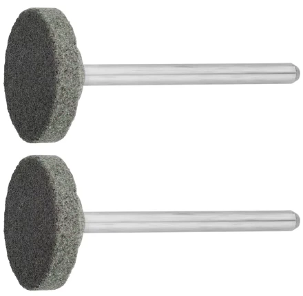 Круг ЗУБР абразивный шлифовальный из карбида кремния на шпильке, P 120, d 20x3,2мм, L 45мм, 2шт 35916 купить в Ижевске