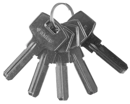 Заготовка ключа ЗУБР &quot;ЭКСПЕРТ&quot; для цилиндровых механизмов, компьютерный тип, 5 шт. 52196_z01 купить в Ижевске