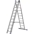 Лестница ЗУБР универсальная, трехсекционная со стабилизатором, 12 ступеней 38831-12 купить в Ижевске