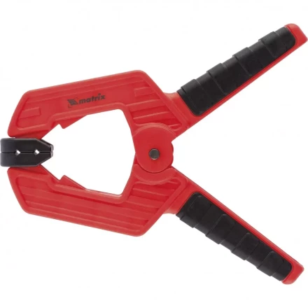 Струбцина клещеобразная 4 усиленная пластиковый корпус двухкомпонентные рукоятки 100 мм Matrix 20794 купить в Ижевске