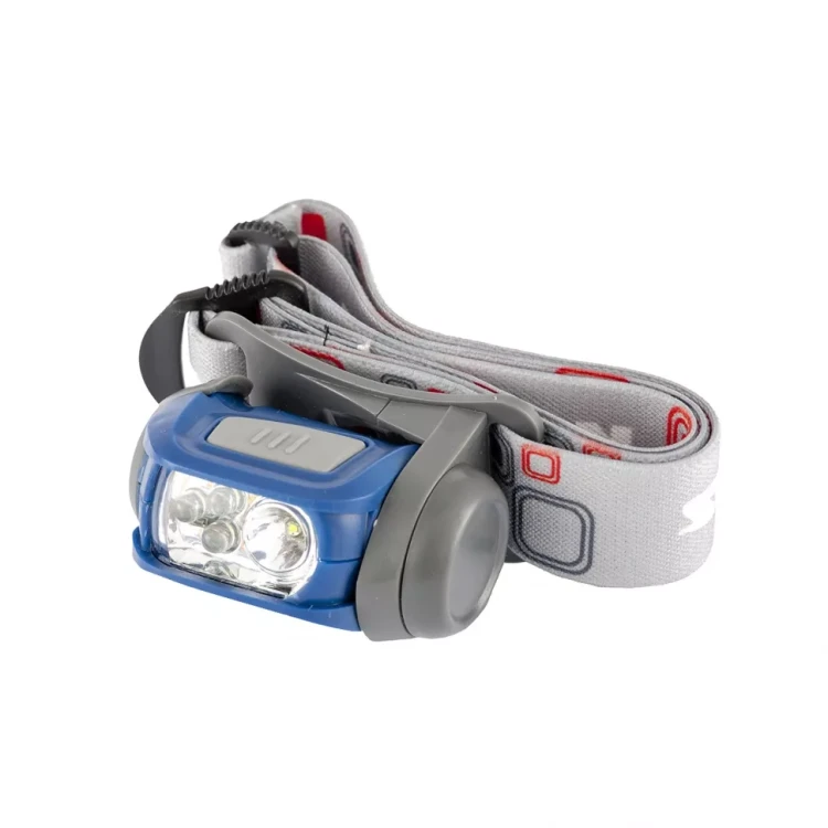 Фонарь налобный Sport ABS пластик CREE XP-E LED 3 Вт 120 Лм + 3 эко Led 8-18 часов 3хААА Stern 90569 купить в Ижевске