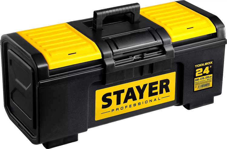 Ящик для инструмента "TOOLBOX-24" пластиковый, STAYER Professional 38167-24 купить в Ижевске