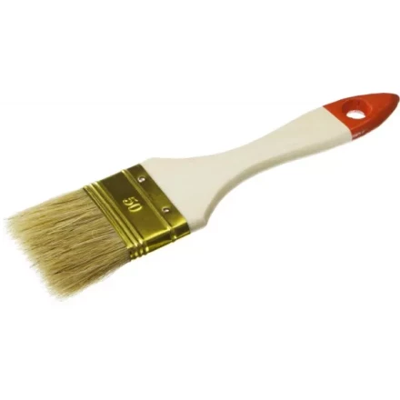 Кисть плоская ЗУБР &quot;УНИВЕРСАЛ-ОПТИМА&quot;, светлая щетина, деревянная ручка, 50мм 01099-050_z01 купить в Ижевске