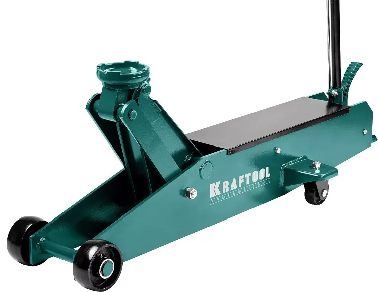 Домкрат гидравлический подкатной "High-Lift", удлиненный, 10т, 160-560мм, KRAFTOOL 43455-10 43455-10 купить в Ижевске