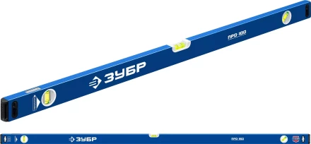 ЗУБР ПРО, 1500 мм, уровень с усиленным профилем, Профессионал (34590-150) купить в Ижевске