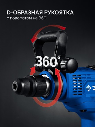 ЗУБР 48 мм, 1400 Вт, АВТ, бесщеточный перфоратор SDS-Max, Профессионал (ЗПМБ-48-1400 ЭВ) купить в Ижевске
