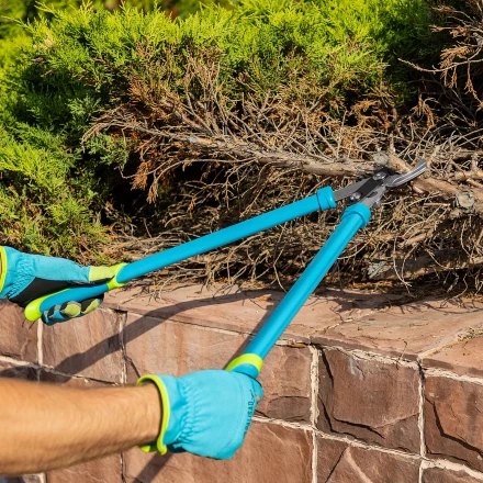 Сучкорез прямого реза Palisad 605987, 610 мм, двухрычажный механизм, двухкомпонентные рукоятки, LUXE купить в Ижевске