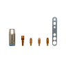 Горелка MW-25 Flex (3m / Air / Euro) с гибким гусаком XL004.0312FX купить в Ижевске