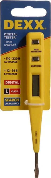 Тестер напряжения DEXX, 12-220В, 130мм 45270 купить в Ижевске