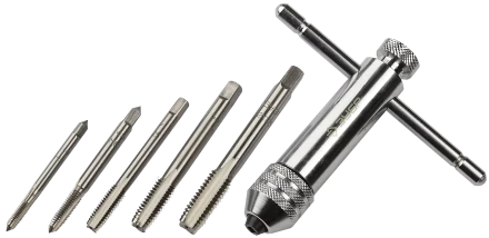 Набор резьбонарезного инструмента на карточке серия МАСТЕР купить в Ижевске