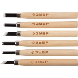 Резцы ЗУБР "ЭКСПЕРТ" фигурные профессиональные, 6шт 18375-H6