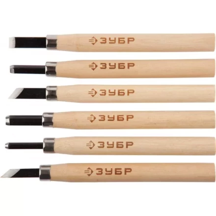 Резцы ЗУБР "ЭКСПЕРТ" фигурные профессиональные, 6шт 18375-H6 купить в Ижевске