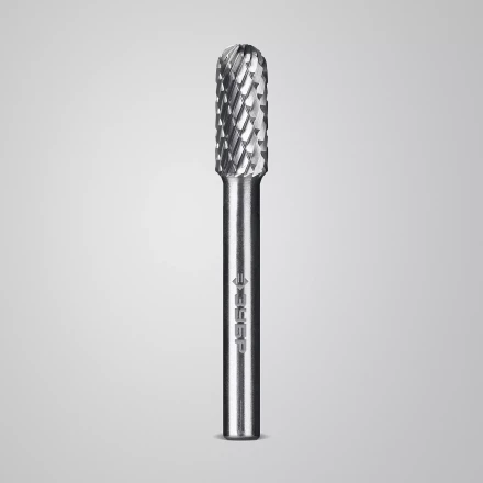 Зубр Твердосплавная борфреза C - цилиндр со сферическим концом, 8 х 20 мм (28802-8-20) купить в Ижевске