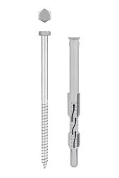 ЗУБР ФД-П 10 x 160 мм, фасадный дюбель, нейлон/цинк, 50 шт (301475-160)