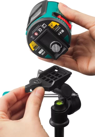 Нивелир лазерный линейный с держателем HC-1 и элевационным штативом ST-110 (35-110см), в кейcе, KRAFTOOL 34700-4 купить в Ижевске