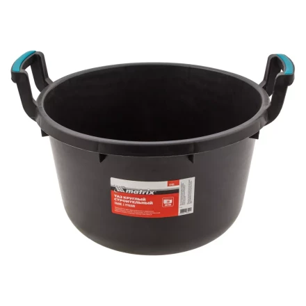 Таз круглый строительный гибкий с ручками, 30 л Matrix 81465 купить в Ижевске