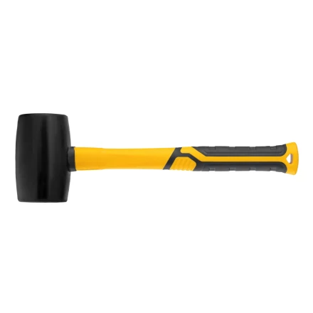 Киянка резиновая, 680 г, черная, фибергласовая рукоятка c TPR покрытием Denzel 11145 купить в Ижевске