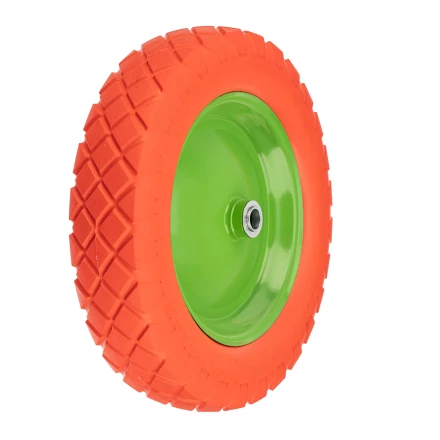 Колесо полиуретановое Сибртех 4.80/4-8, длина оси 90 мм, подшипник 20 мм 689775 купить в Ижевске